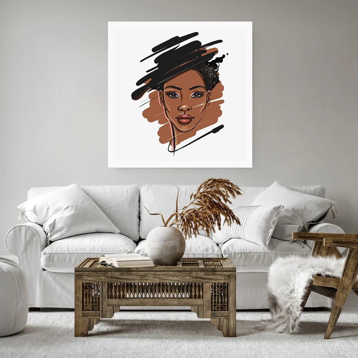 Plakat - Sød som chokolade - 40x40 cm