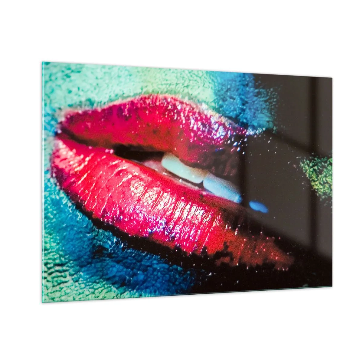 Billede på glas - Sensuel og foruroligende - 100x70 cm