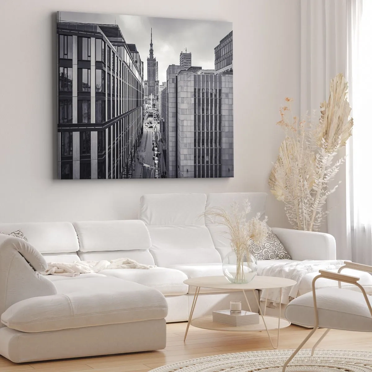 Lærredstryk - Billede på lærred - Warszawa dalen - 120x80 cm