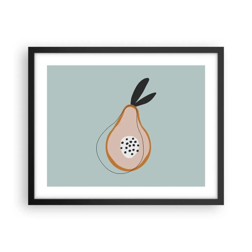 Plakat i sort ramme - Trænge ind i tingenes natur - 50x40 cm