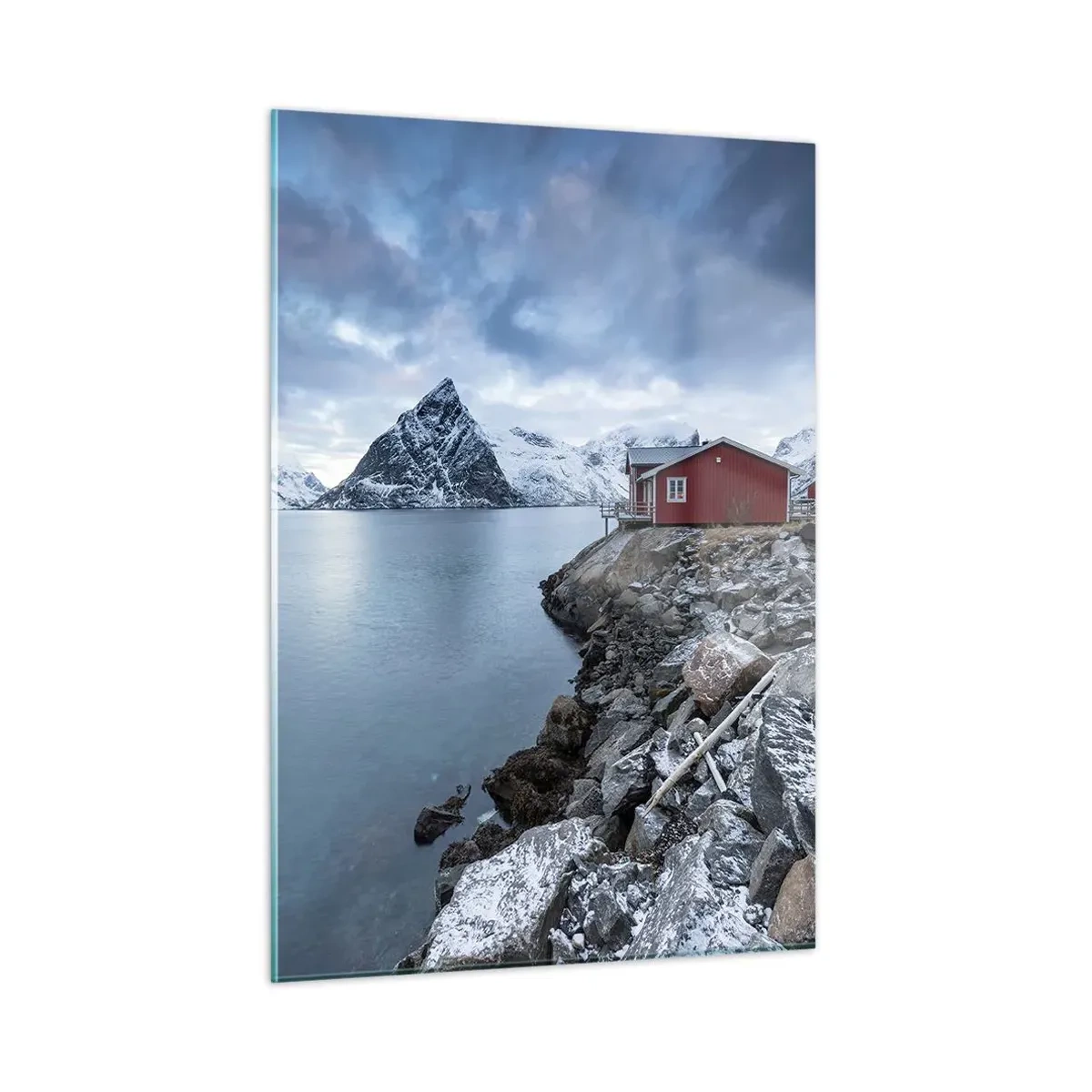 Billede på glas - Skandinavisk tilflugtssted - 50x70 cm