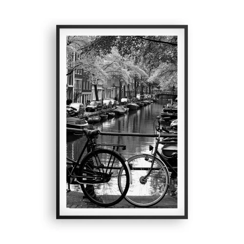 Plakat i sort ramme - En meget hollandsk udsigt - 61x91 cm