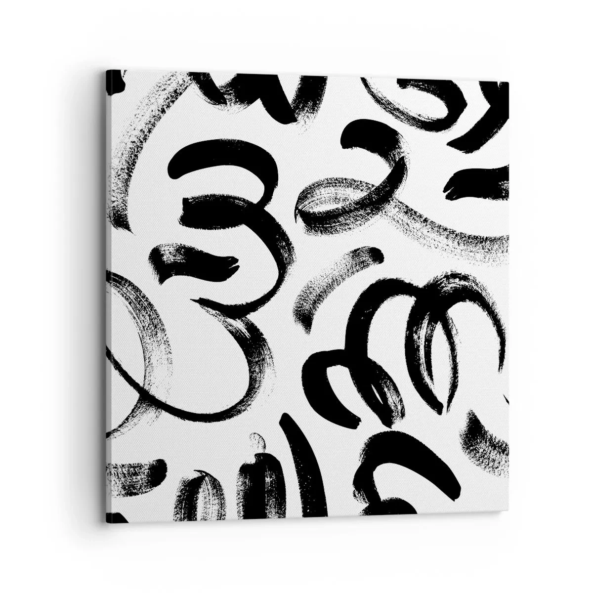 Lærredstryk - Billede på lærred - I sort og hvidt - 70x70 cm