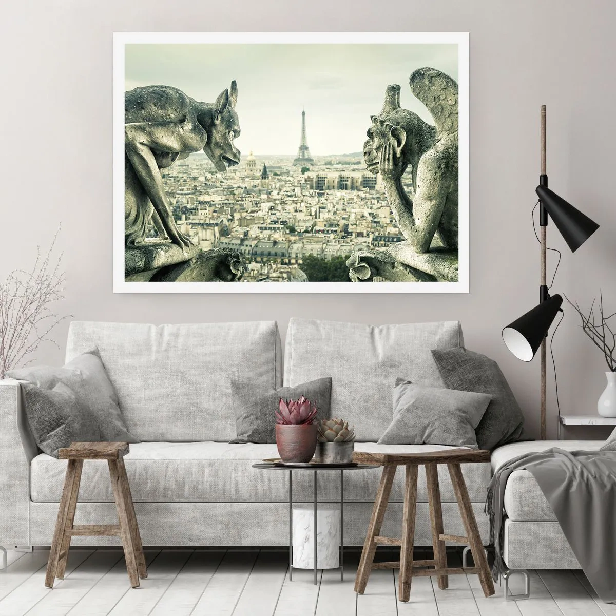 Plakat - Parisisk chat - 50x40 cm