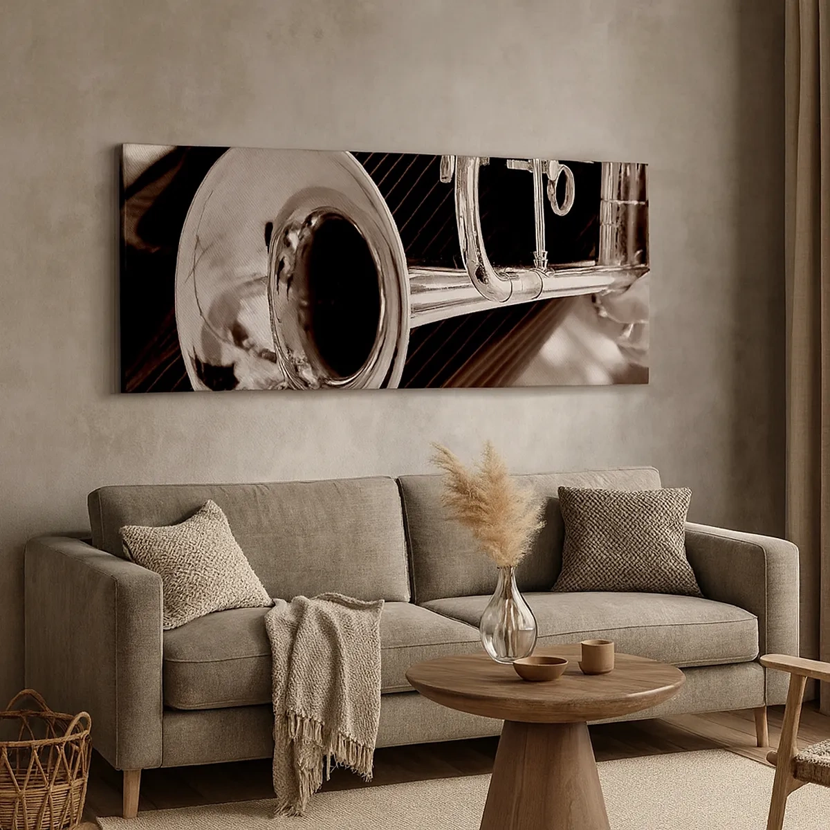 Lærredstryk - Billede på lærred - En musikalsk rejse til 1930'erne. - 30x30 cm
