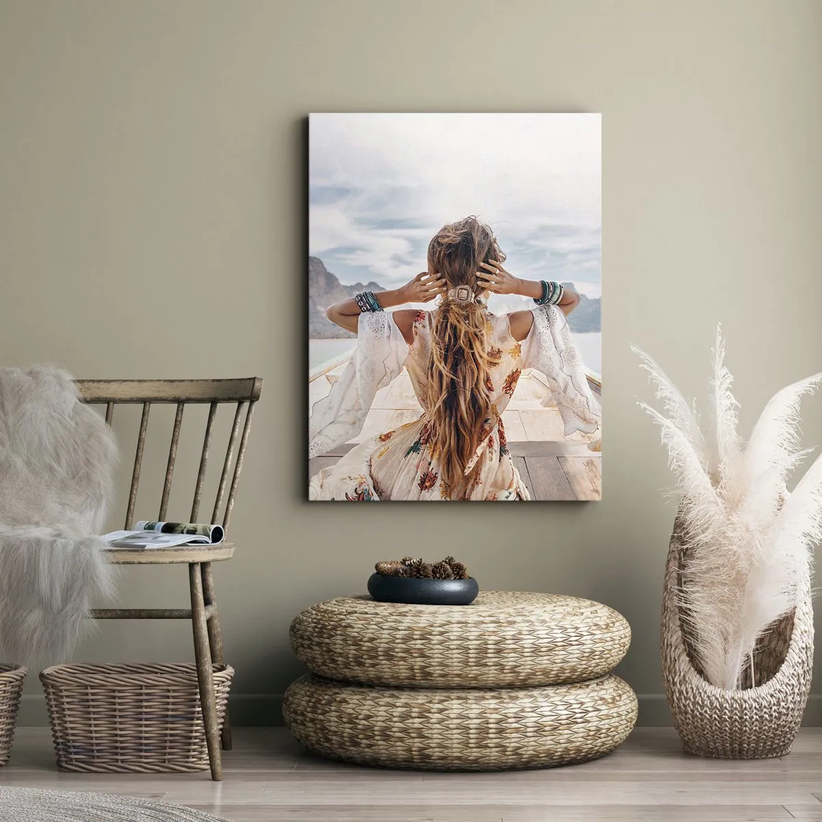 Lærredstryk - Billede på lærred - På vej mod lykken - 50x70 cm