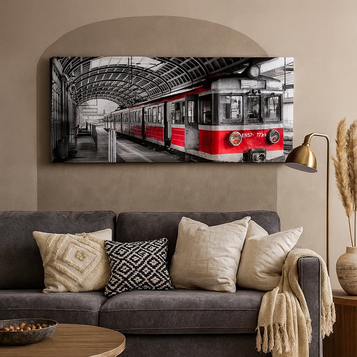 Lærredstryk - Billede på lærred - Måske en rejse for livet? - 30x30 cm