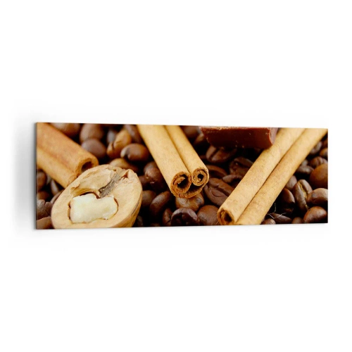 Lærredstryk - Billede på lærred - Koncert af smagsoplevelser - 160x50 cm