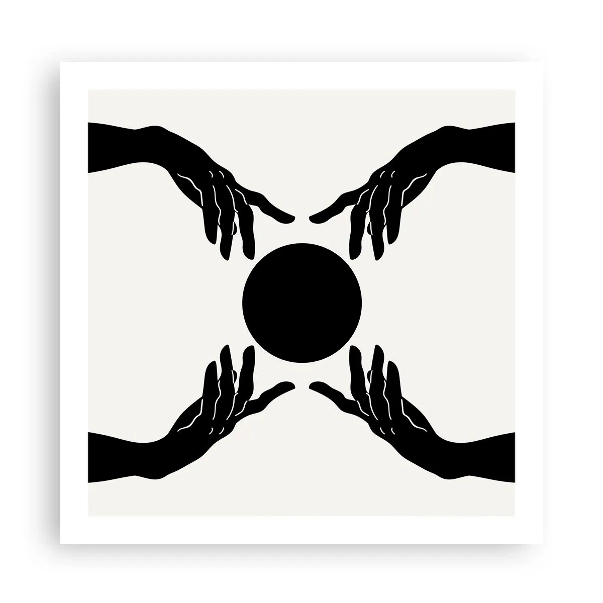 Plakat - Et hemmeligt tegn - 60x60 cm