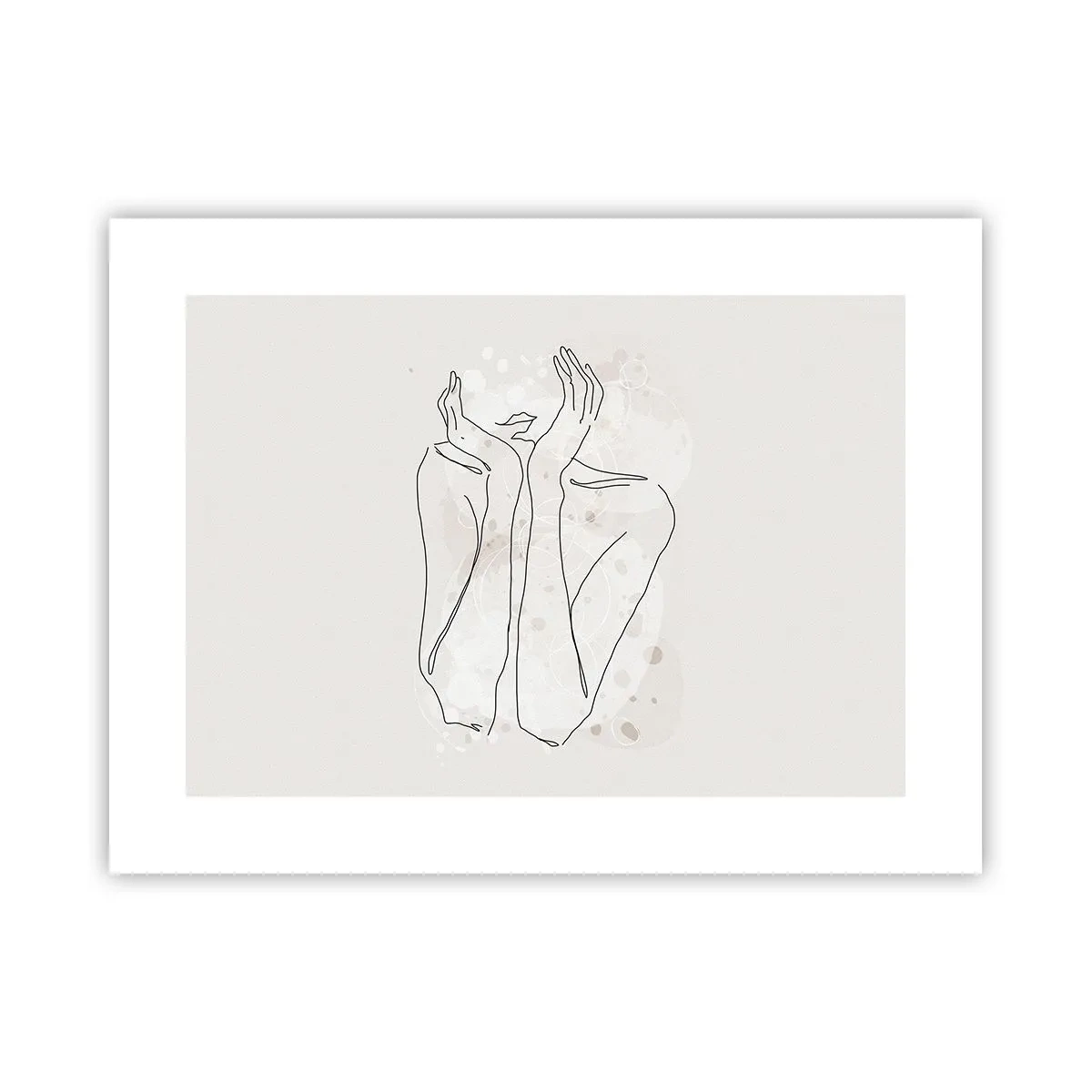 Plakat - En drømmende stund - 40x30 cm