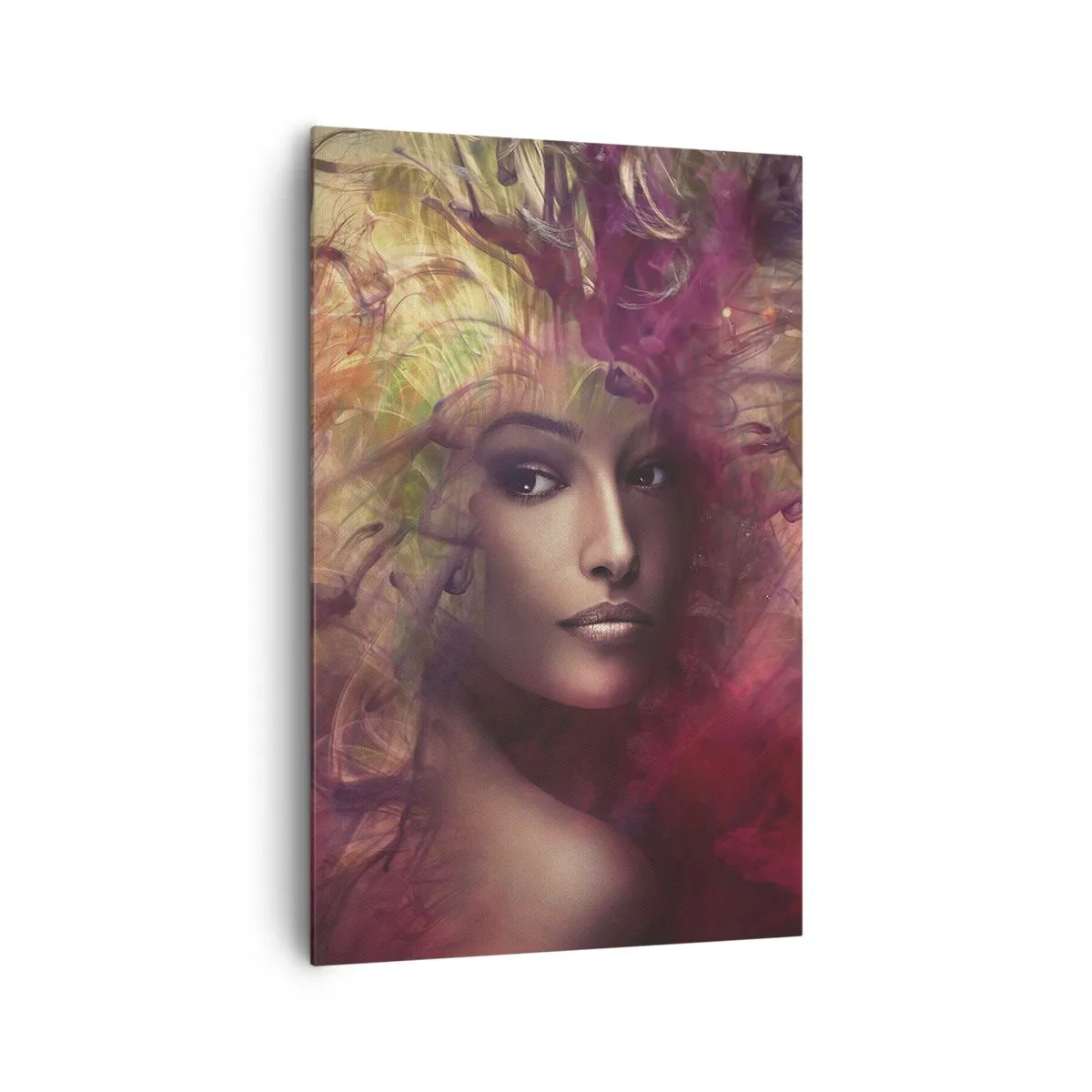 Lærredstryk - Billede på lærred - Her er jeg! - 80x120 cm