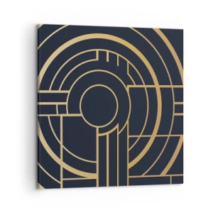 Lærredstryk - Billede på lærred - At vende tingene på hovedet - 50x50 cm