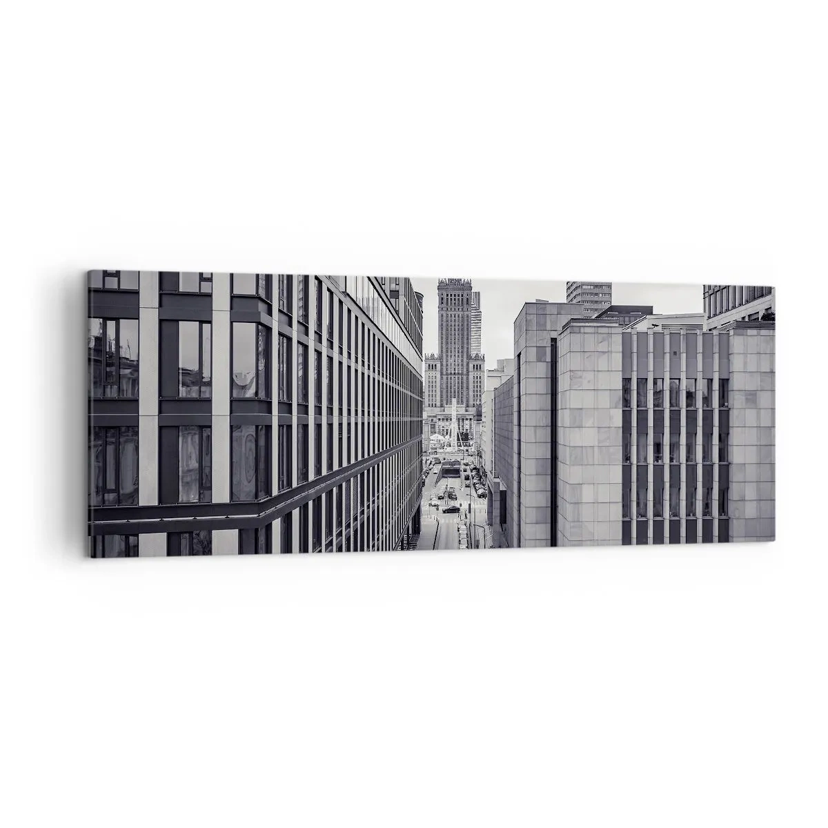 Lærredstryk - Billede på lærred - Warszawa dalen - 140x50 cm