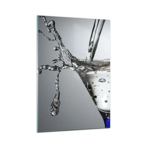 Billede på glas - Over kanten af koppen - 50x70 cm