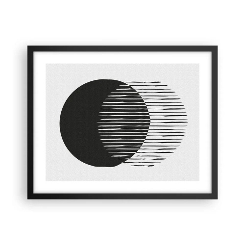 Plakat i sort ramme - Hans alter ego - 50x40 cm