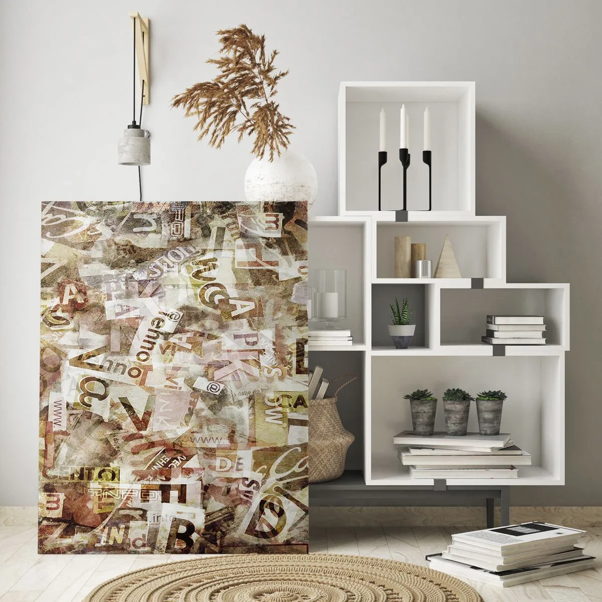 Billede på glas - Jeg forener snakkehovederne - 80x120 cm