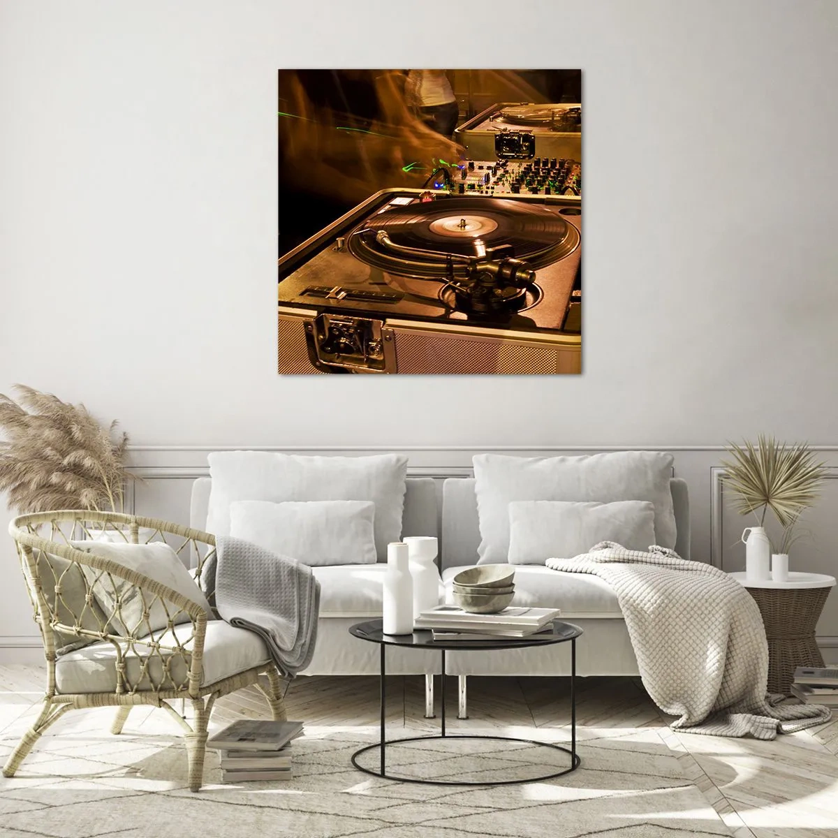 Billede på glas - Kan du mærke kraften? - 60x60 cm