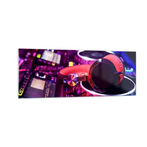 Billede på glas - Før det sjove begynder - 140x50 cm