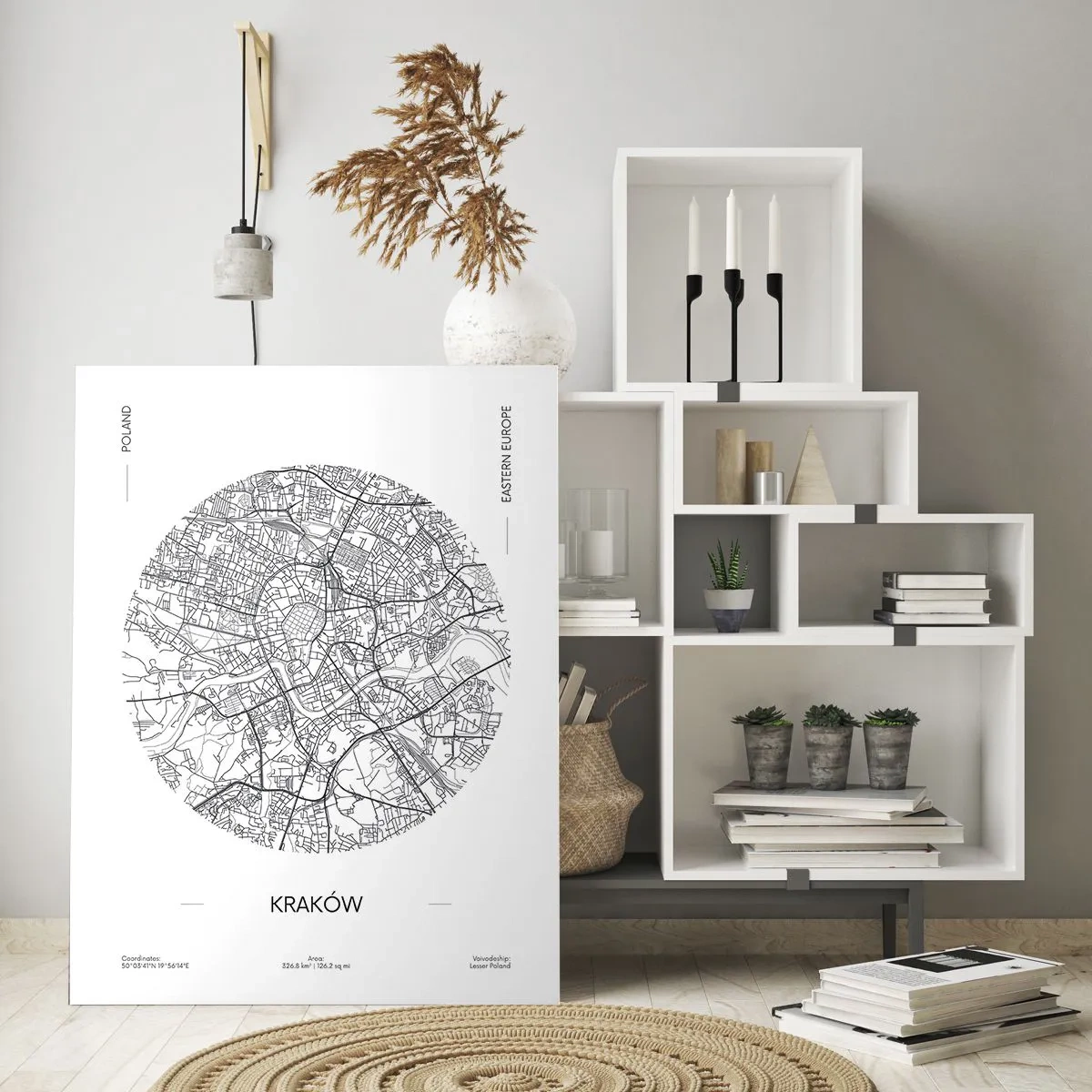 Billede på glas - Krakows anatomi - 50x70 cm