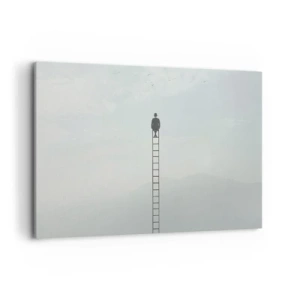 Lærredstryk - Billede på lærred - Stig yderligere - 100x70 cm