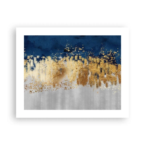 Plakat - Moderne komposition med gnist - 50x40 cm