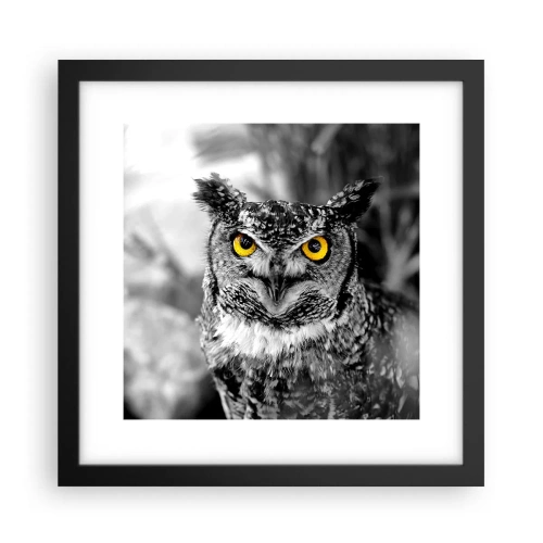 Plakat i sort ramme - Intet kan skjules - 30x30 cm