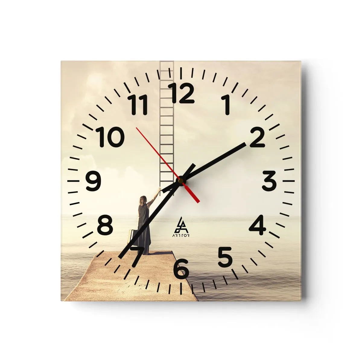 Vægur, Uret - En magisk rejse - 40x40 cm