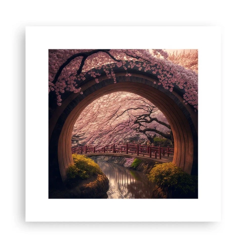 Plakat - Japansk forår - 30x30 cm