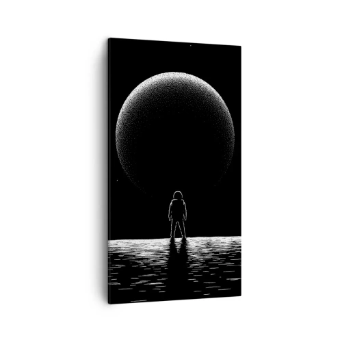 Lærredstryk - Billede på lærred - Ansigt til ansigt - 45x80 cm