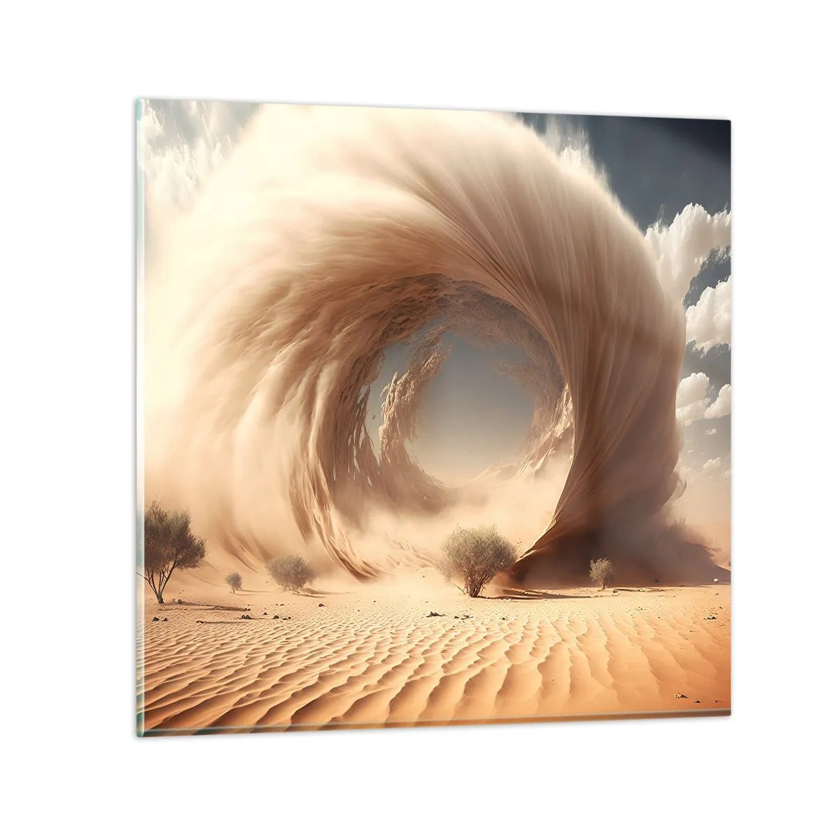 Billede på glas - Åben portal - 40x40 cm