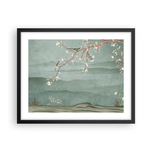 Plakat i sort ramme - Forår, ah, det er dig - 50x40 cm