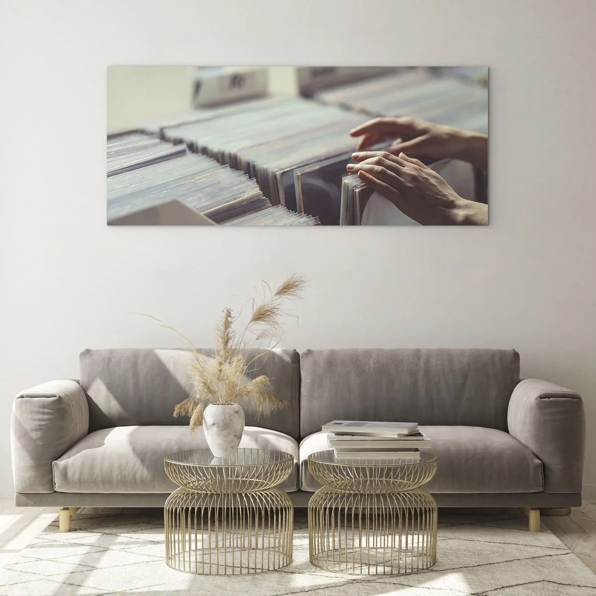 Billede på glas - På jagt efter følelser - 100x40 cm
