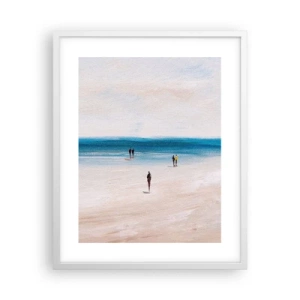 Plakat i hvid ramme - Et naturligt behov - 40x50 cm