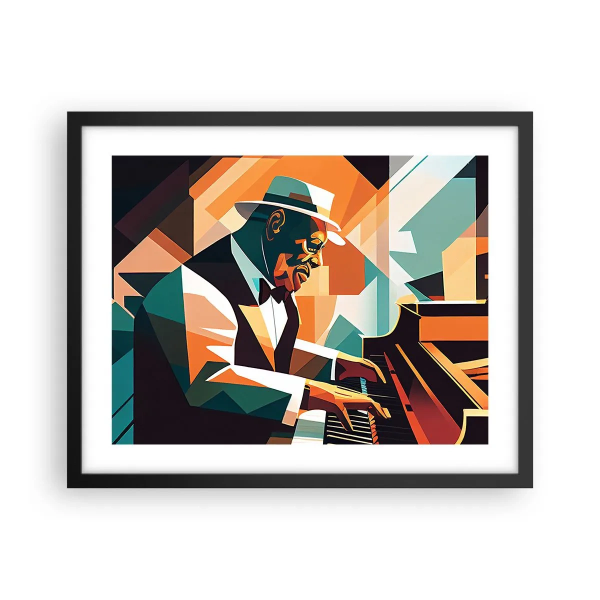 Plakat i sort ramme - Alt det jazz - 50x40 cm