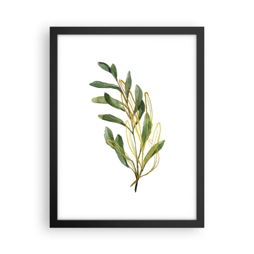 Plakat i sort ramme - Alt, hvad der er godt - 30x40 cm