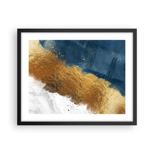 Plakat i sort ramme - Sommerens farver - 50x40 cm