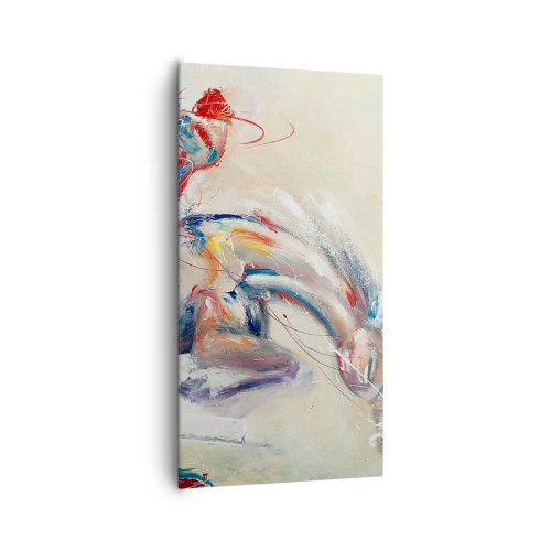 Lærredstryk - Billede på lærred - Hold fast, lad os flyve - 65x120 cm