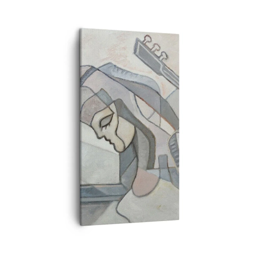 Lærredstryk - Billede på lærred - I musikkens kraft - 45x80 cm