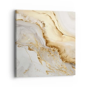 Lærredstryk - Billede på lærred - Abstraktion: skønhed og godhed - 30x30 cm