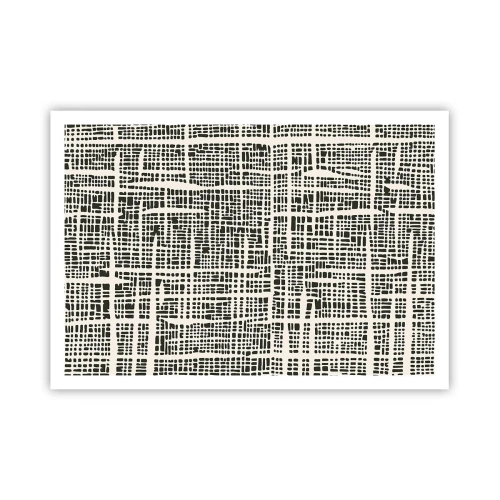 Plakat - En sammensætning vævet - 100x70 cm