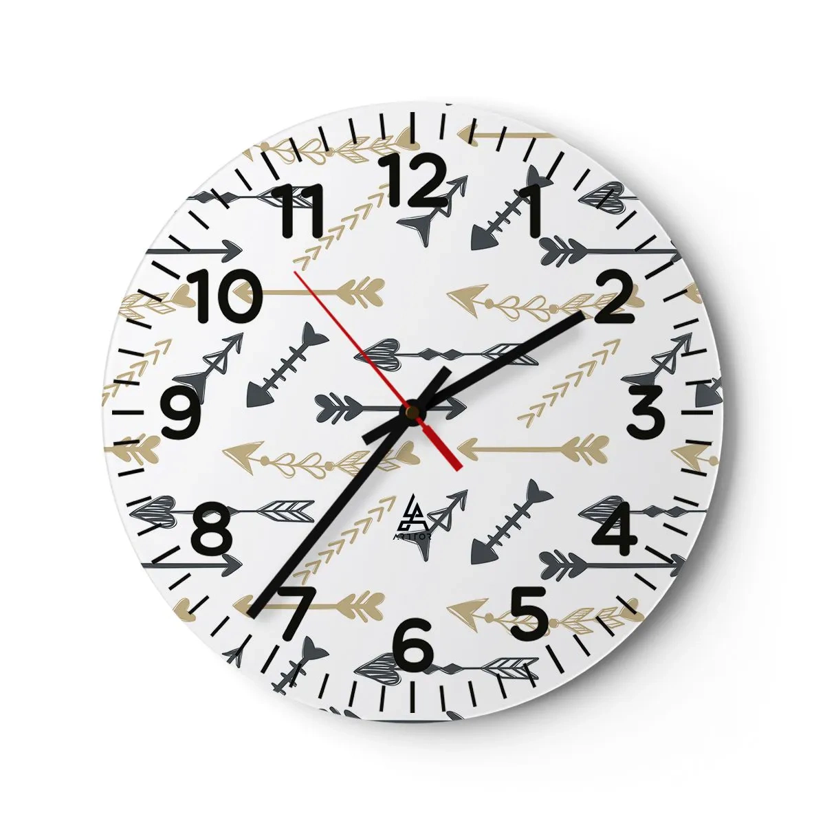 Vægur, Uret - Skyttens drøm - 30x30 cm