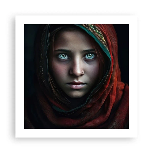 Plakat - Østens prinsesse - 50x50 cm