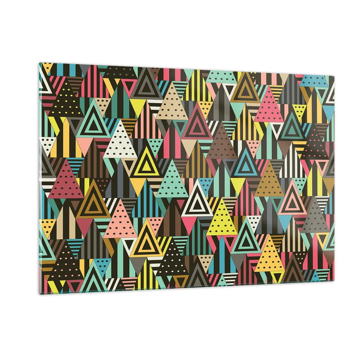 Billede på glas - I takt på tre - 120x80 cm