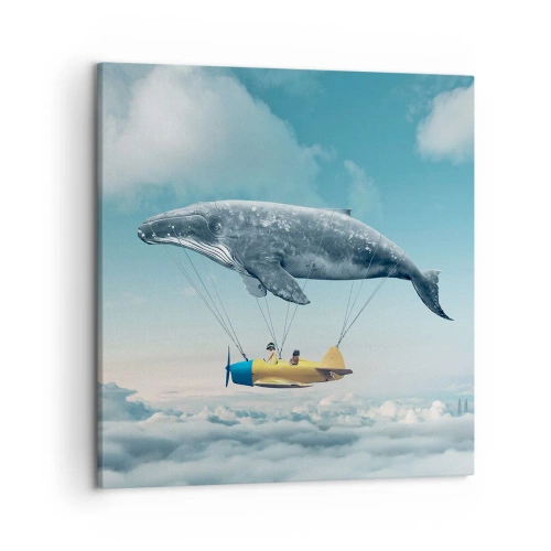 Lærredstryk - Billede på lærred - Hvorfor ikke? - 50x50 cm