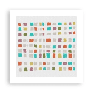 Plakat - Ukendt leg - 40x40 cm