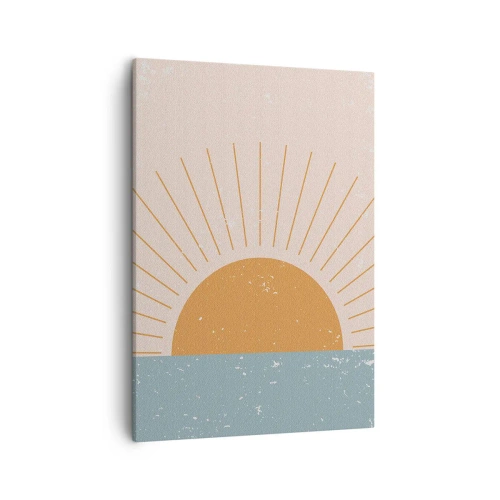 Lærredstryk - Billede på lærred - Et dagligt mirakel - 50x70 cm