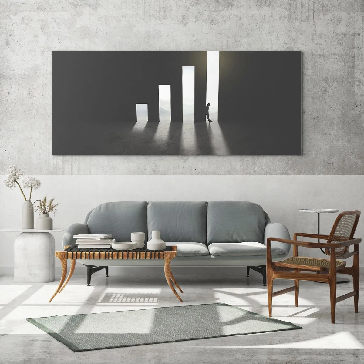 Billede på glas - Succes - et indtryk - 100x40 cm