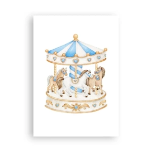 Plakat - Sød barndom - 70x100 cm