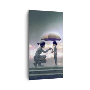 Lærredstryk - Billede på lærred - Og alt er godt nu - 55x100 cm