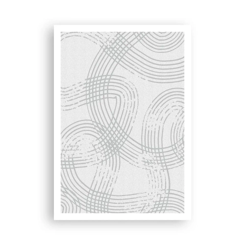 Plakat - Der er ingen lige vej - 70x100 cm